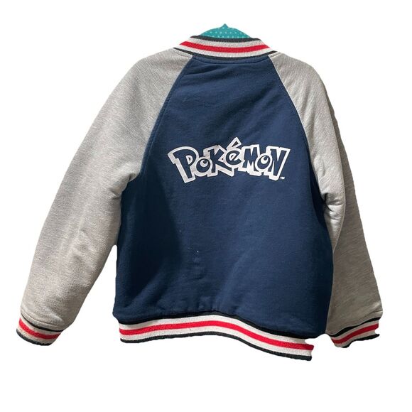 Pokémon Trainer Bomber Jacket Kids Size 5/6 Full Zip 2023 Nintendo Game Pokemon - Picture 5 of 6